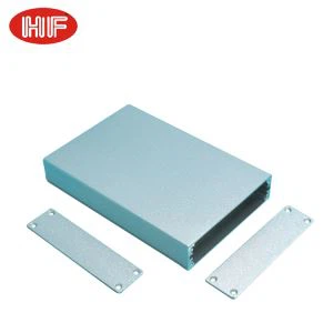 Caixa eletrônica de alumínio anodizado