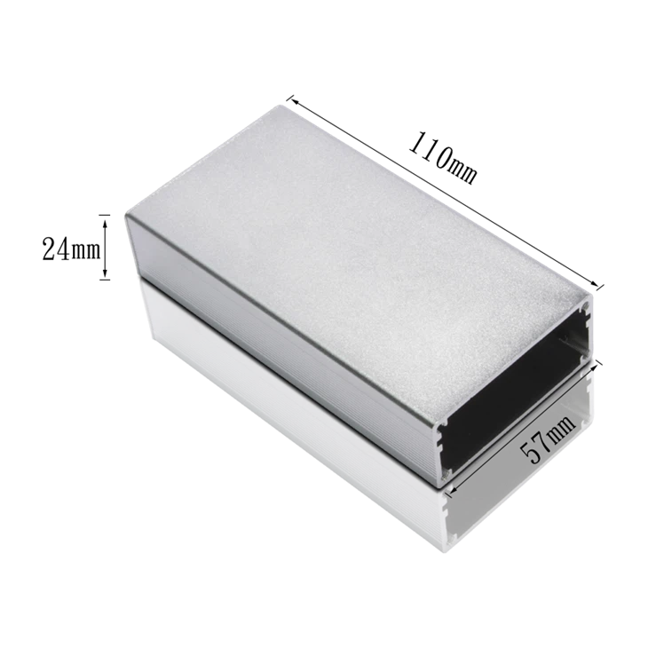 Anodised Aluminium Profile Extrusion Aluminium Gold Housing